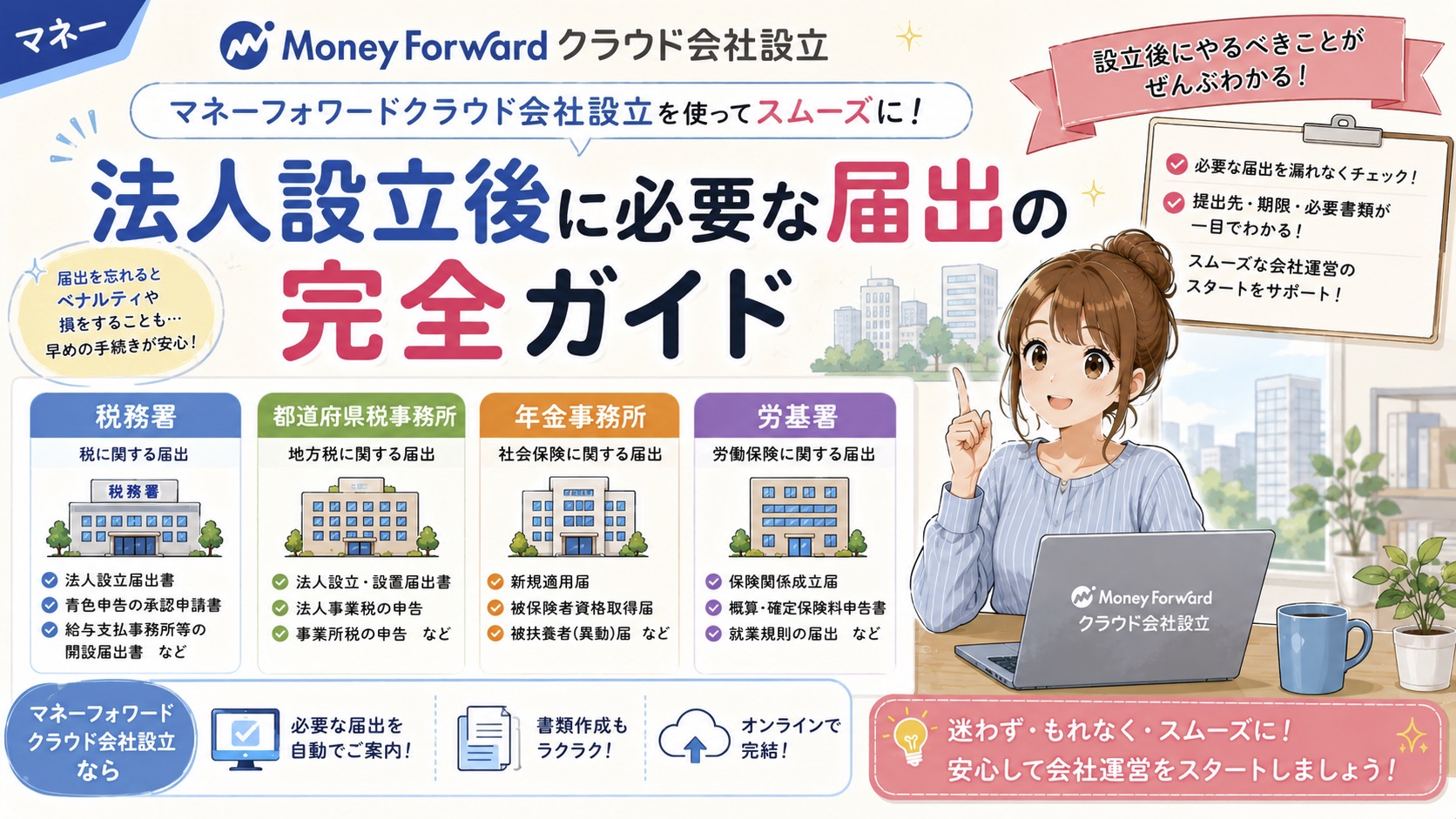 法人設立後の届出